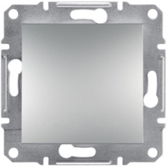 1-клавішний вимикач Schneider Electric Asfora IP44 Алюміній (EPH0100261)