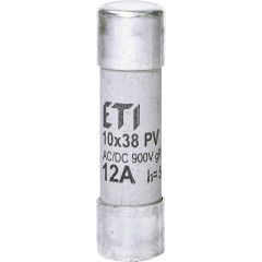Предохранитель цилиндрический ETI CH 10x38 gR 12 А 900 В (50 кА AC) (2625032)