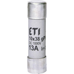 Предохранитель цилиндрический ETI CH 10x38 gPV 13 А 1000 В (30 кА) (2625078)