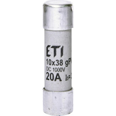 Запобіжник циліндричний ETI CH 10x38 gPV 20 А 1000 В (30 кА) (2625085)