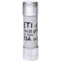 Запобіжник циліндричний ETI CH 10x38 gPV 15 А 1000 В (10 кА) (2625112)