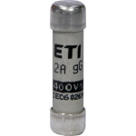 Запобіжник циліндричний ETI CH8x32 gG 2 А 400 В (2651002)