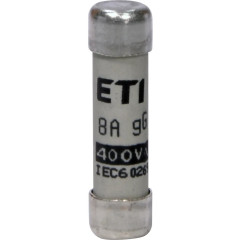 Запобіжник циліндричний ETI CH8x32 gG 8 А 400 В (2651005)
