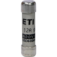 Запобіжник циліндричний ETI CH8x32 gG 12 А 400 В (2651007)