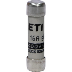 Запобіжник циліндричний ETI CH8x32 gG 16 А 400 В (2651008)
