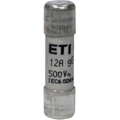 Запобіжник циліндричний ETI CH10x38 gG 12 А 500 В (2651018)