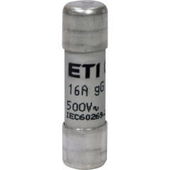Предохранитель цилиндрический ETI CH10x38 gG 16 А 500 В (2651019)