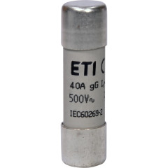 Запобіжник циліндричний ETI CH14x51 gG 40 А 500 В (2651034)