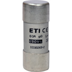 Запобіжник циліндричний ETI CH22x58 gG 80 А 690 В (2651049)