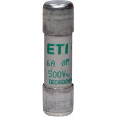 Предохранитель цилиндрический ETI CH10x38 aM 6 А 500 В (2652013)