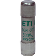 Предохранитель цилиндрический ETI CH10x38 aM 10 А 500 В (2652015)