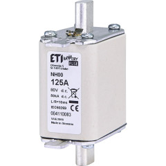 Предохранитель ножевой ETI NH-00 Battery 125 А 80 В DC (4110083)