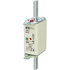 Предохранитель ножевой ETI NH-1C/gG 25 А 500 В KOMBI (4184207)