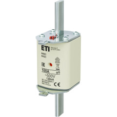 Предохранитель ножевой ETI NH-2C/gG 100 А 500 В KOMBI (4185214)