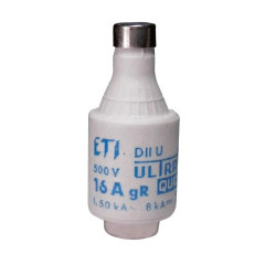 Запобіжник різьбовий ETI DIIUQ30 А/500 В gR (50 кА) (4322008)