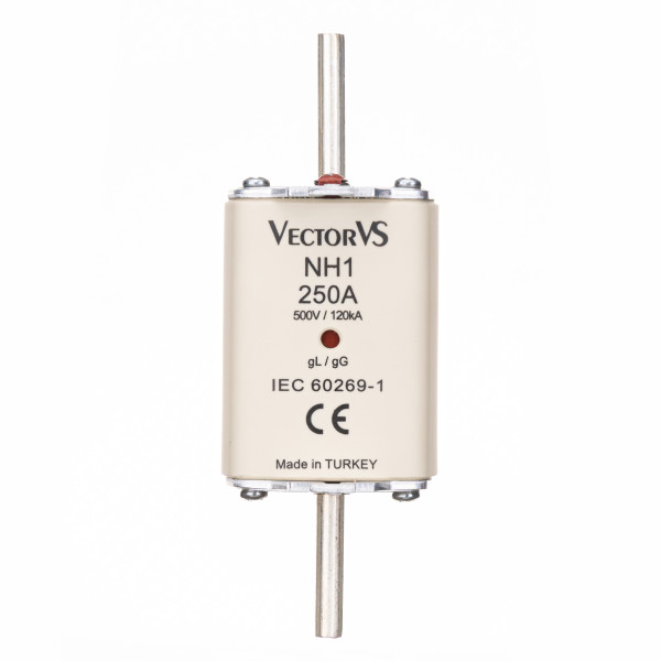 Предохранитель ножевой Vector VS GENESIS NH1 250А 500V AC gG (GF1250AC)