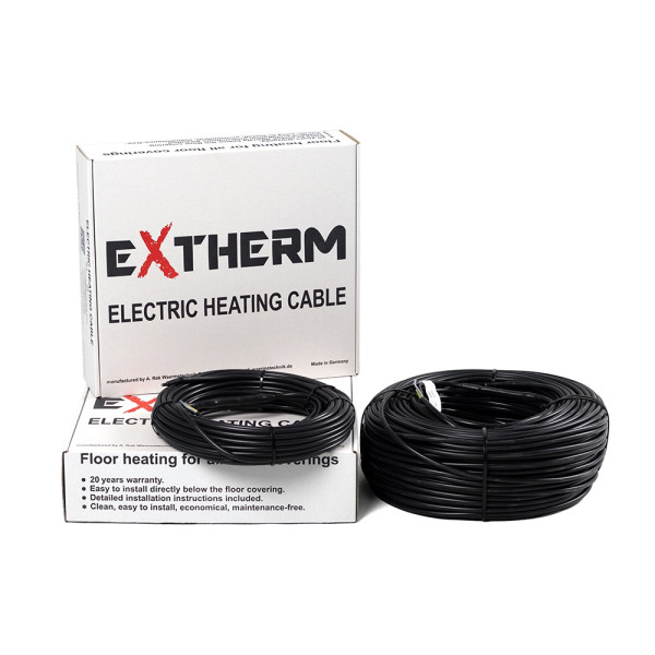 Нагрівальний кабель двожильний Extherm ETC ECO 20-1200, 60 м. пог.
