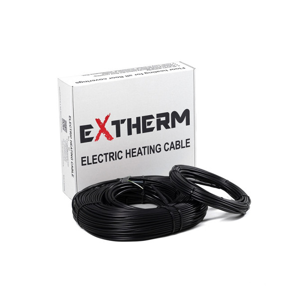 Нагревательный кабель двухжильный Extherm ETT ECO 30-3150, 105 м. пог.
