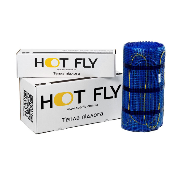 Нагревательный мат двухжильный HOT FLY HFM 0.50, 0,5 м. кв.