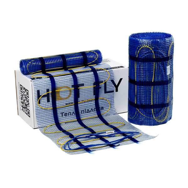 Нагревательный мат двухжильный HOT FLY HFM 3.00, 3.0 м. кв.