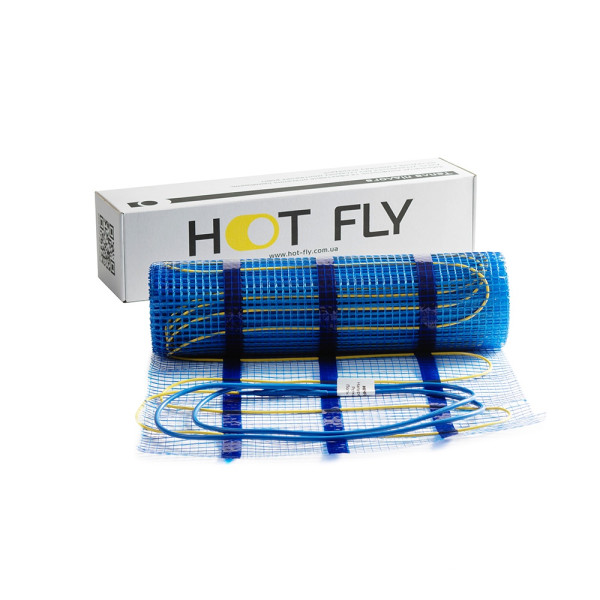 Нагревательный мат двухжильный HOT FLY HFM 5.00, 5.0 м. кв.
