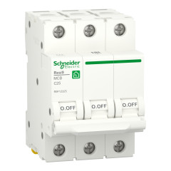 Автоматический выключатель Schneider Electric Resi9 25 А 3P кривая C 6 кА (R9F12325)