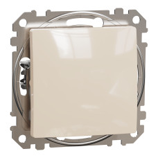 Выключатель одноклавишный Schneider Electric Sedna Design 10 А Бежевый (SDD112101)