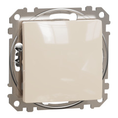 Вимикач одноклавішний Schneider Electric Sedna Design 10 А Бежевий (SDD112101)