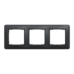 Рамка 3-постова Schneider Electric Sedna Design Чорний (SDD314803)