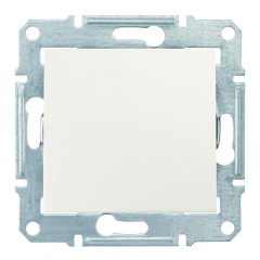 1-клавішний прохідний вимикач Schneider Electric Sedna Слонова кістка (SDN0400123)