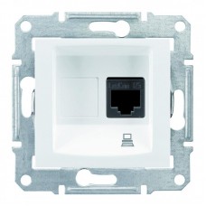 Комп'ютерна розетка кат. 5e Schneider Electric Sedna Біла (SDN4300121)