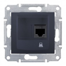 Компьютерная розетка кат. 5e Schneider Electric Sedna Графит (SDN4300170)