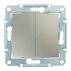 2-клавішний вимикач Schneider Electric Sedna Титан (SDN0300168)