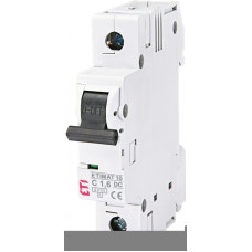Автоматичний вимикач ETI ETIMAT 10 DC 1p 1.6А тип C 6кА (2137707)