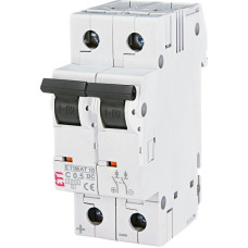 Автоматичний вимикач ETI ETIMAT 10 DC 2p 0.5А тип C 6кА (2138701)