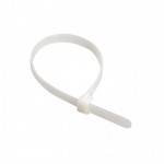 Хомут кабельний ECOНome 150х3 Білий 100 шт (ECO015003003)