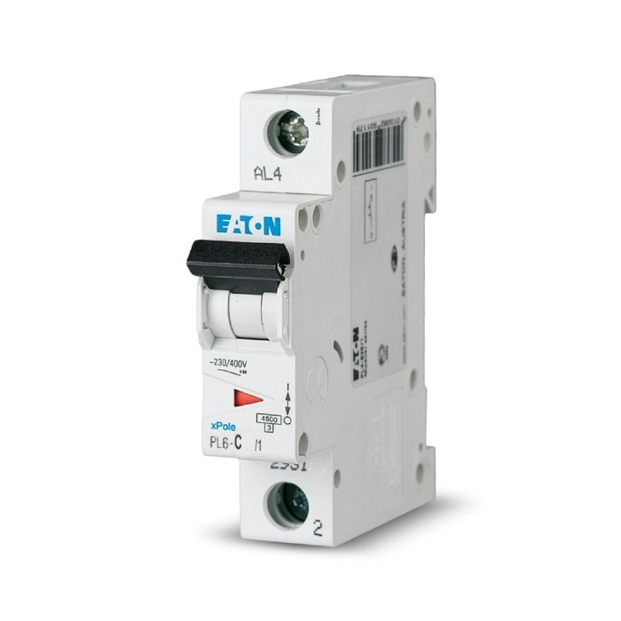 Автоматичний вимикач Eaton PL6-C63/1 1Р 63 А тип С (286539)