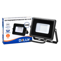 Прожектор світлодіодний Delux FMI 10 LED 20Вт 6500K IP65 (90008734)