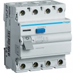 Диференціальне реле (УЗО) Hager 4p 63 А 30 мА (CF464J)