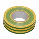 Ізоляційна стрічка IEK 0,13мм 19мм / 20м Жовто-зелений (UIZ-20-10-K52)