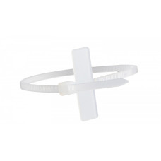 Хомут кабельный маркировочный АСКО-УКРЕМ CHS-200MKT 205х2.5 Белый 100 шт (A0150090030)