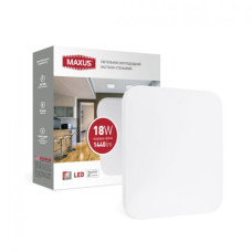 Світильник світлодіодний настінно-стельовий MAXUS Ceiling light 18W 4100К S (1-MCL-1841-01-S)