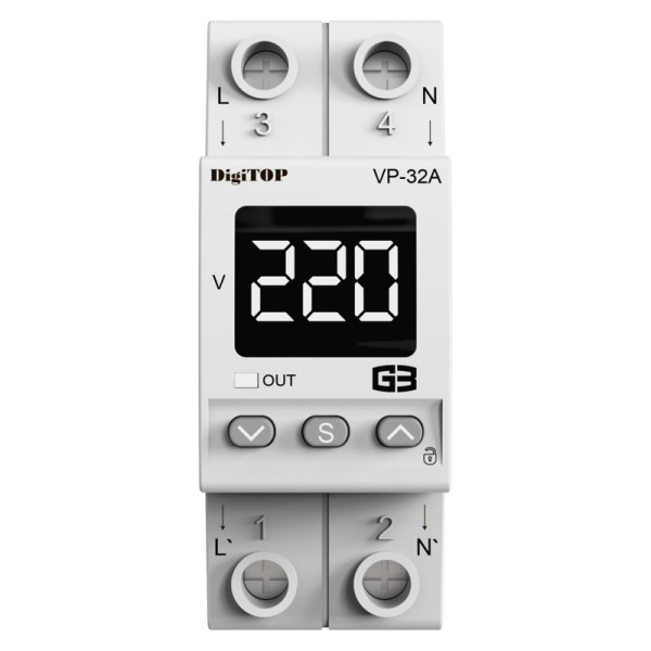 Реле напруги DigiTOP VP-32A M2W