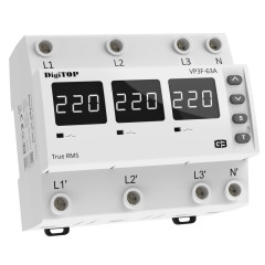 Трифазне реле напруги DigiTOP VP-3F63A M6W