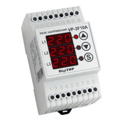 Трифазне реле напруги DigiTOP VP-3F10A