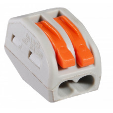 Клема АСКО-УКРЕМ АСС-102 для 2 провідників 0.5-4 мм² мідь 32 А (A0130010053)