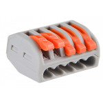 Клема АСКО-УКРЕМ АСС-105 для 5 провідників 0.5-4 мм² мідь 32 А (A0130010055)