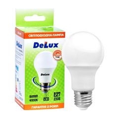 Світлодіодна лампа DELUX BL 60 7 Вт 4100K 220В E27 (90012419)