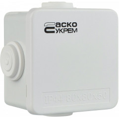 Розподільна коробка АСКО TY-RA 80х80х50мм (A0150170014)