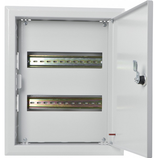 Вбудований розподільчий щит металевий АСКО UBox на 24 модулів IP31 сірий (A0260010002)